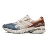 Asics Gel-1090 Tkanina Skóra Syntetyczna Moda Retro Sportowe Niskie Lifestyle Buty Casual Męskie sneaker Niebieski Brązowy 1203A243-400