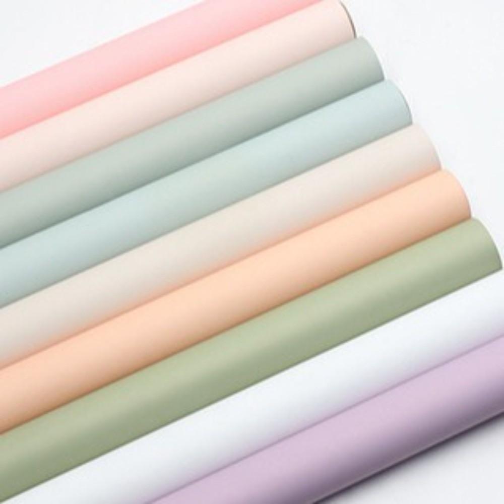 57cm*10m/Roll Flower Packaging Paper Matte Waterproof Waterproof Bouquet Packaging Paper Frosted Vintage Printed