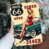 Metal Golf Art Vintage Sport Style Wall Decor Poster 20x30cm