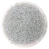 Solid Color 2/3/4mm Glass Seed Beads, Silver Lined, Dyed AB Cream, Round for Handmade Beading & Bracelets.