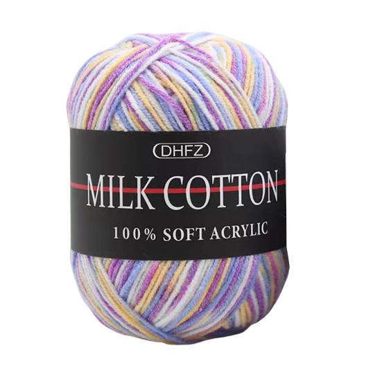 Gomitolo di Filato Multicolor 7,7 Iarde Filato in Fibra Acrilica Filato Colorato per Uso Artigianale per Lavorare a Maglia Uncinetto Maglioni Sciarpe Cappelli Bambole Artigianato Fai da Te