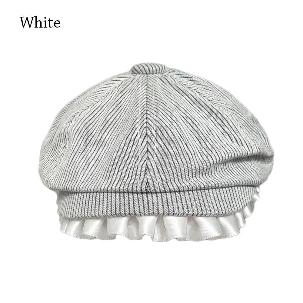 

Кружевная кепка-кабби, дышащая кепка с козырьком, модная кепка-ньюсбой для женщин белый