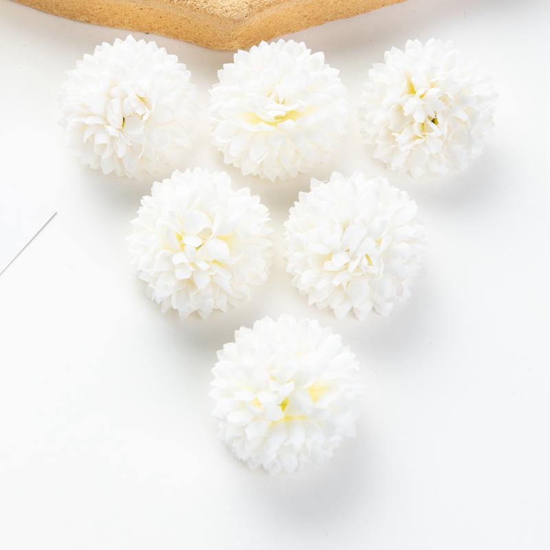 5/10pcs Silk Hydrangea Wedding Garden Roses Arch Home Decora Festival Wreaths Fake Plants Artificial Flowers Ball Chrysanthemum