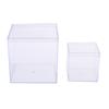 Clear Acrylic Display Box Countertop Case Organizer Stand Dustproof Showcase for Figures/Toys/Collectibles/Car Model, With Cover