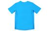 Li Ning T Shirts Men's Lake Blue Crew Neck Moderate YTST073-1