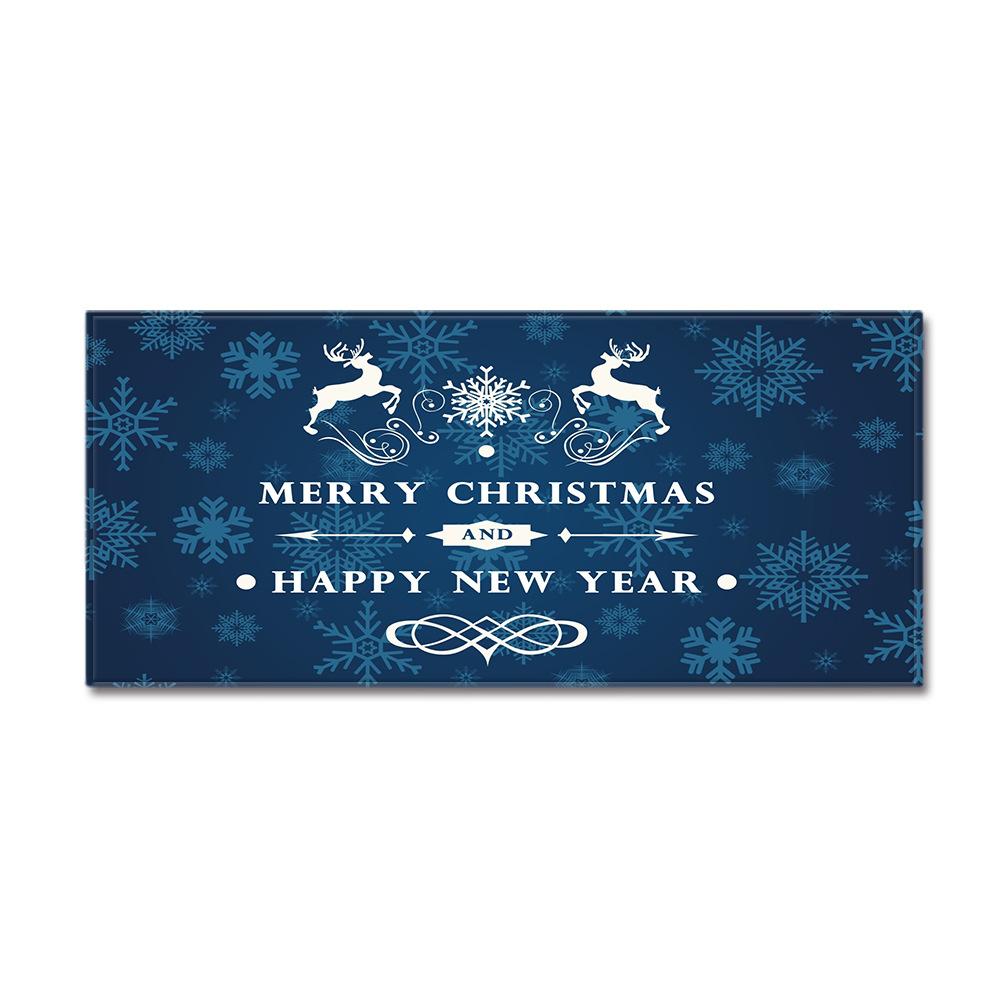 Christmas Kitchen Sand Carpet Doormat Long Floor Mat