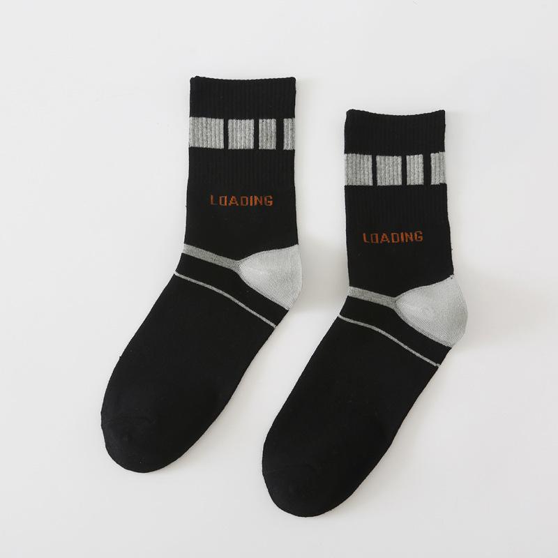 

5/10 пар мужских весенне-осенних носков до середины икры, милые клетчатые повседневные спортивные хлопковые носки в стиле колледжа, длинные носки, носки уличной моды, удобные 5 Pairs