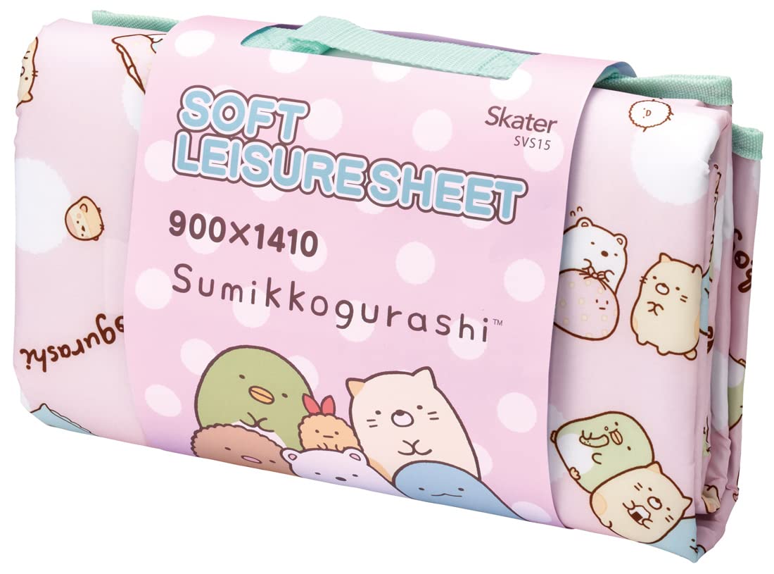 

Скатерть для пикника Skater Soft Picnic 90 x 141 Sumikkogurashi, Средняя, см, (SVS15-A)