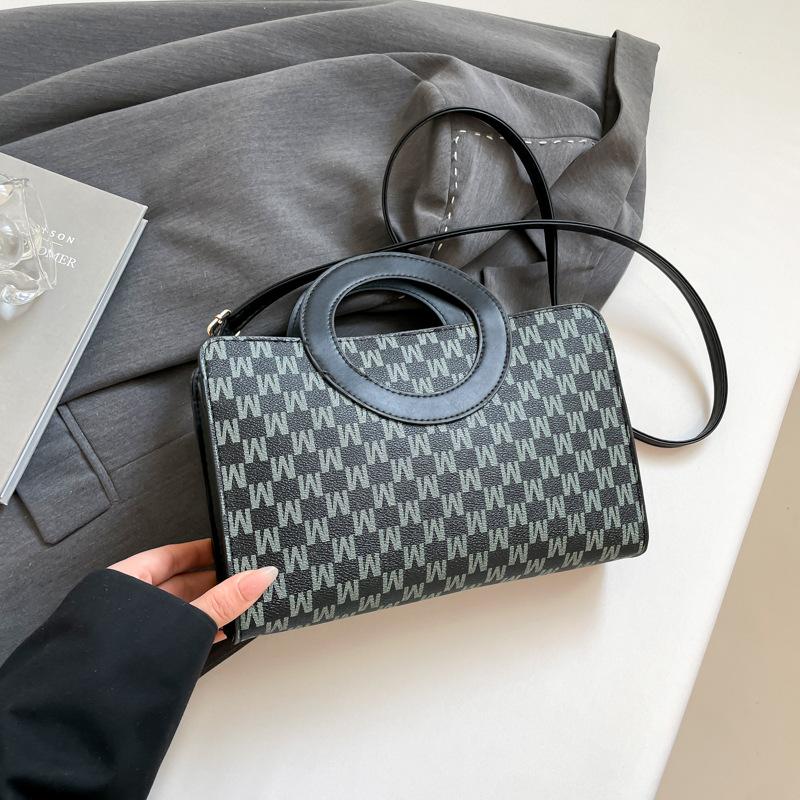 

Large-capacity retro handbag, high-end summer new printed personalized fashion shoulder messenger bag