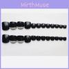 Stylish J-160 Black Sparkling Diamond Bride Nail Stickers Set