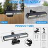 Clip on Sensor LED Solar Motion Lights Outdoor Waterproof Solar Fence Lights Outside Portable Solar Powered Security Lamps