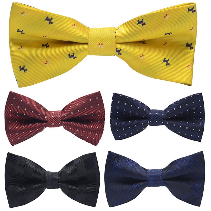 

Мужской формальный галстук-бабочка в корейском стиле - Готовый к свадьбе и жениху британский дизайн L-06