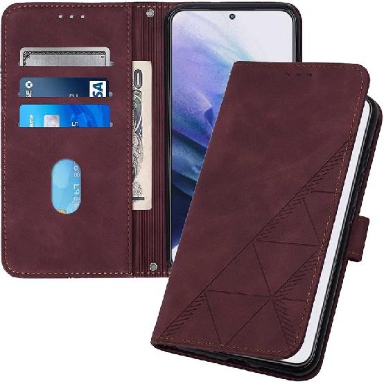 Wallet Case for Motorola Moto Edge 5G 2024 Case Leather with Kickstand Card Slots Phone Case Durable Magnetic Closure Shockproof Protective Cover for