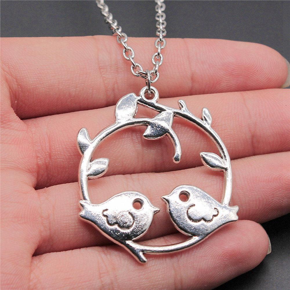 45cm Or 70cm Long Chain Necklace Bird Vintage Jewelry Supplies QN009