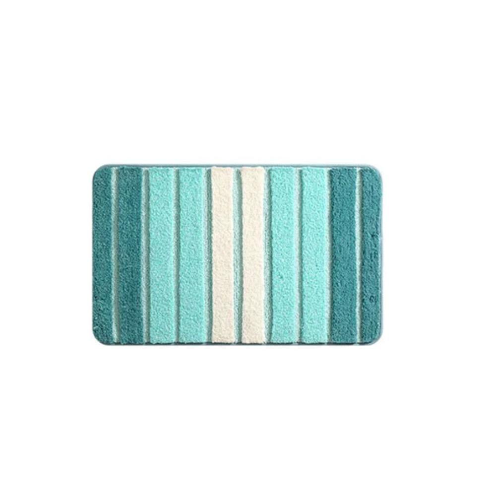 Thickened Stripe Bath Mat Absorbent Floor Mat Bathroom Accessories Entrance Mat  Bath Room