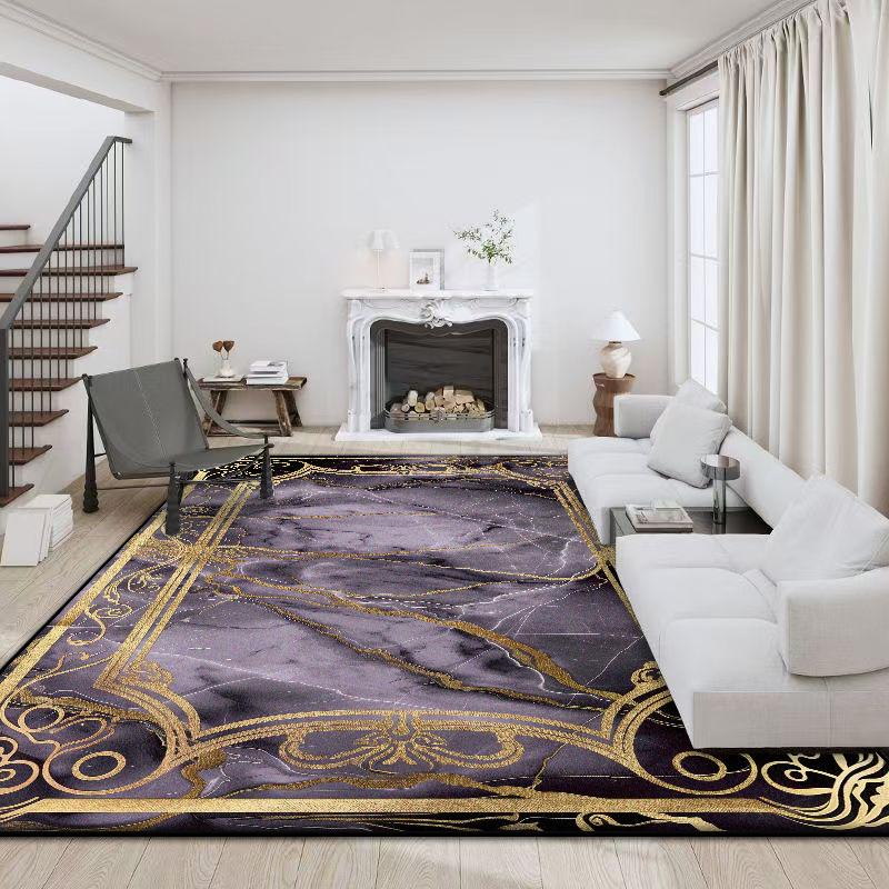 Modern home decoration luxury Carpet living room non-slip large room rugs senior soft Sofa table mat Easy cleaning customizable