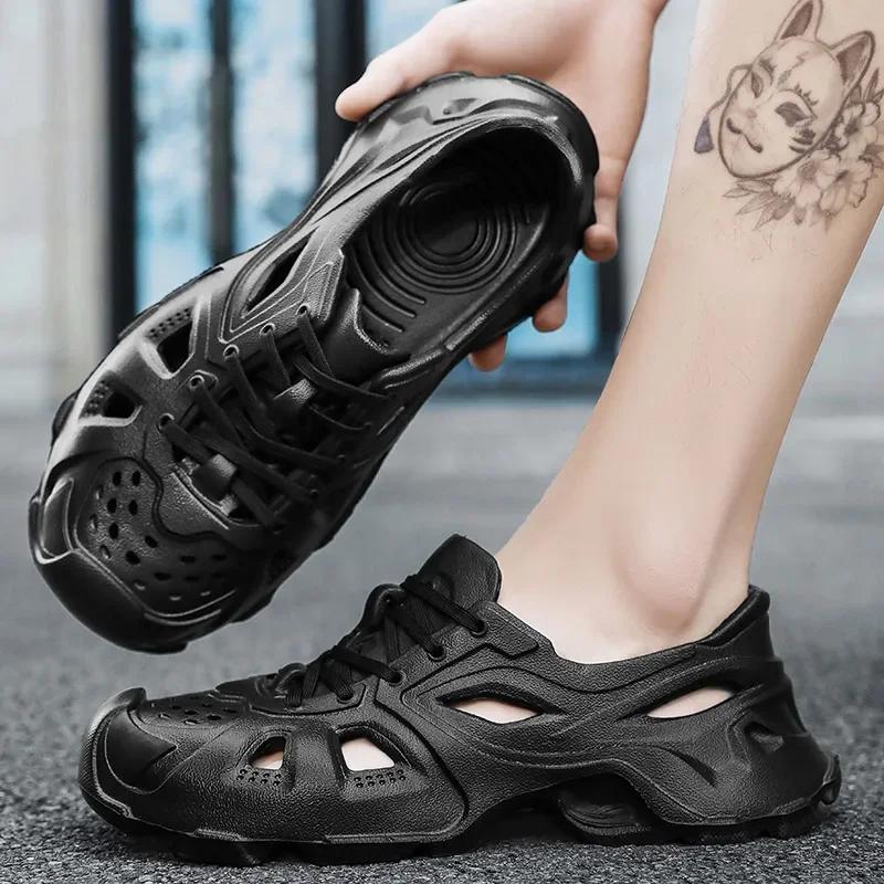 Living Room Slippers for Summer Men Male Shoes Sneakers Brand Slippers Luxury Comfortable Men's Sandal Men's Cloud Slipper House