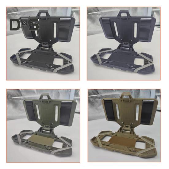 Foldable Hunting Vest Phone Holder Plate Carrier Mobile Phone Mount Universal Chest Navigation Board Cell Phone Holder Outdoor Vest Attachment