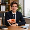 Kürbis Stressball Halloween Entspannungsspielzeug, Gruseliger Kopf Knet-Reliever Klar Glitzer Zuckerball, Partygeschenke Tragbar