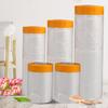 Disposable Self-adhesive Dustproof Film Transparent Car Paint Masking Film  Dormitory