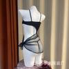 Sex Underwear Scheming Hollow Irregular Style Gauze Skirt Starlight Side Strap Perspective Nightclub