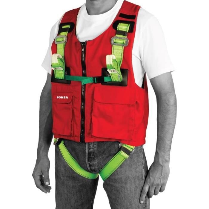 Harnais de sécurité anti-chute avec gilet intégré - industrias ponsa