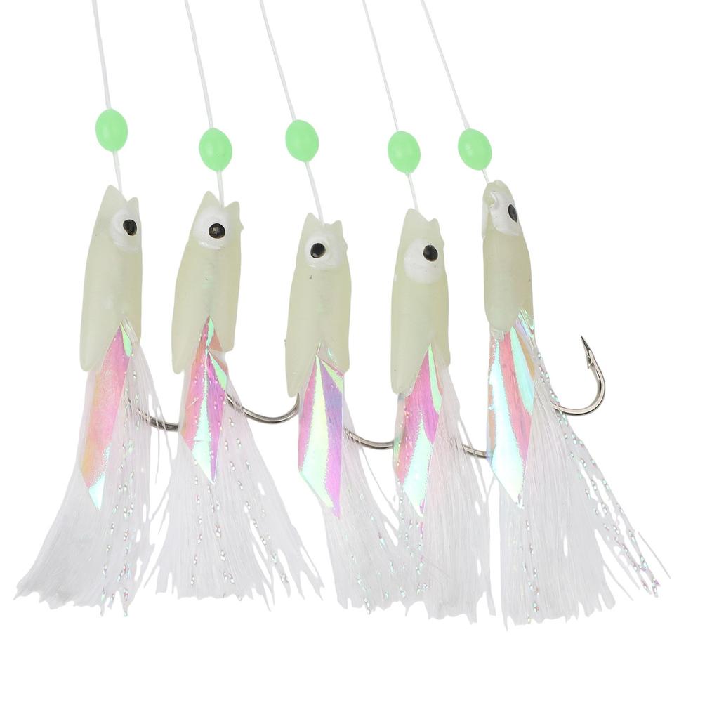 Enhanced Catch Rates Fishing Lure Set Luminous Hooks