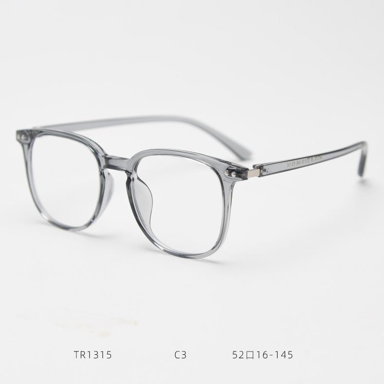 Black TR90 Computer Glasses Anti Radiation Big Square Eyewear Blue Light Blocking Reading Glasses for Women Men