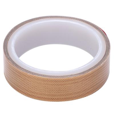 PTFE-beschichtetes Glasfaser-PTFE-Band 1 Zoll x 33 Fuß x 0,18 mm Silikonkleber Hochtemperaturband Braun 2 Zoll x 33 Fuß x 0,18 mm