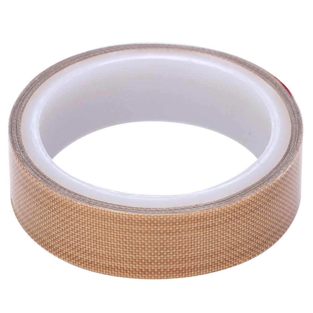 PTFE Coated Fiberglass PTFE Tape 2-inch x 33 Feet x 0.18mm 1 inch x 33 ft x 0.18mm High Temperature Tape Silicone Adhesive Brown