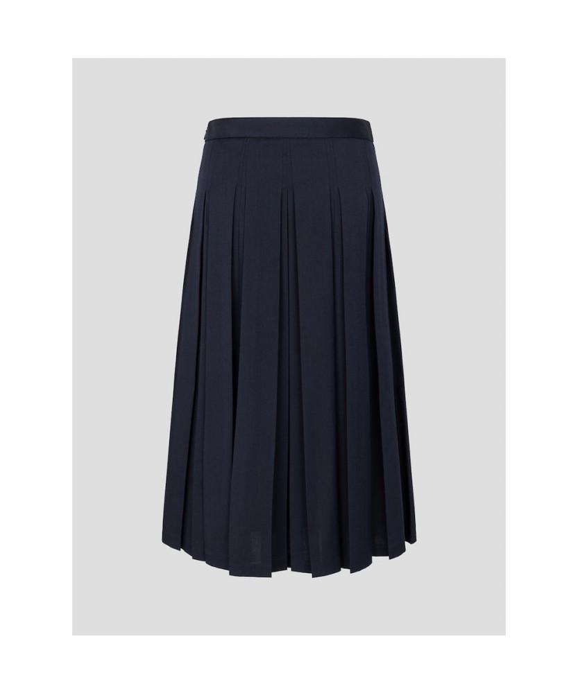 Binpolleidiseu Modified Pleated Skirt Navy (Bf6227C35R)