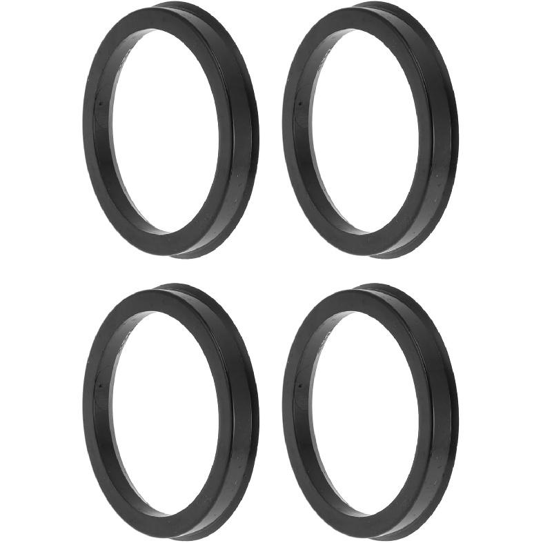 

84.1mm to 70.1mm Car Wheel Hub Centric Rings Black Polycarbonate Wheels Center Shaft Shock Absorbing Hubrings 4 Pcs