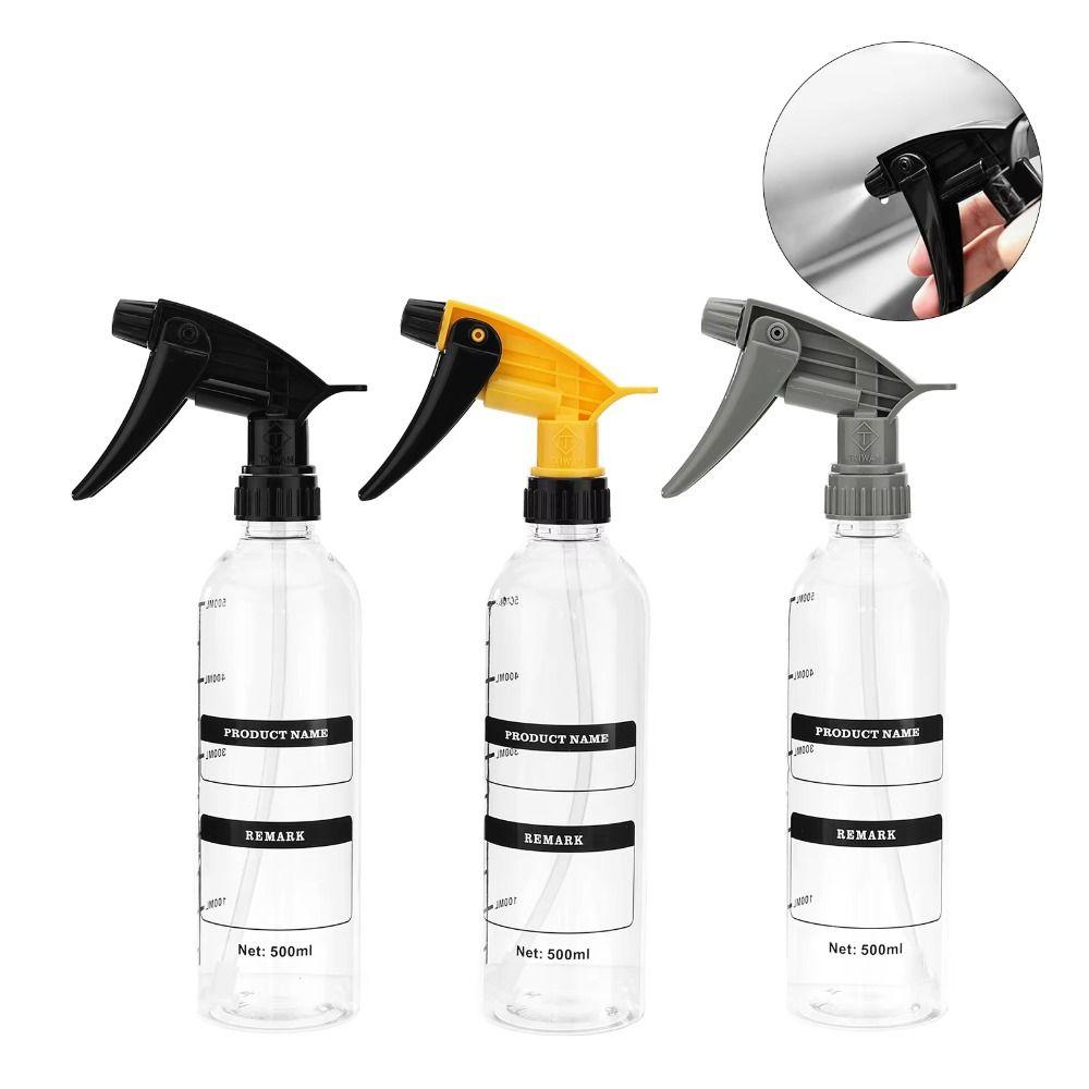 500ml Mist Water Sprayer Heavy Duty Empty Spraying Bottles Cleaning Spray Bottle Lawn Care