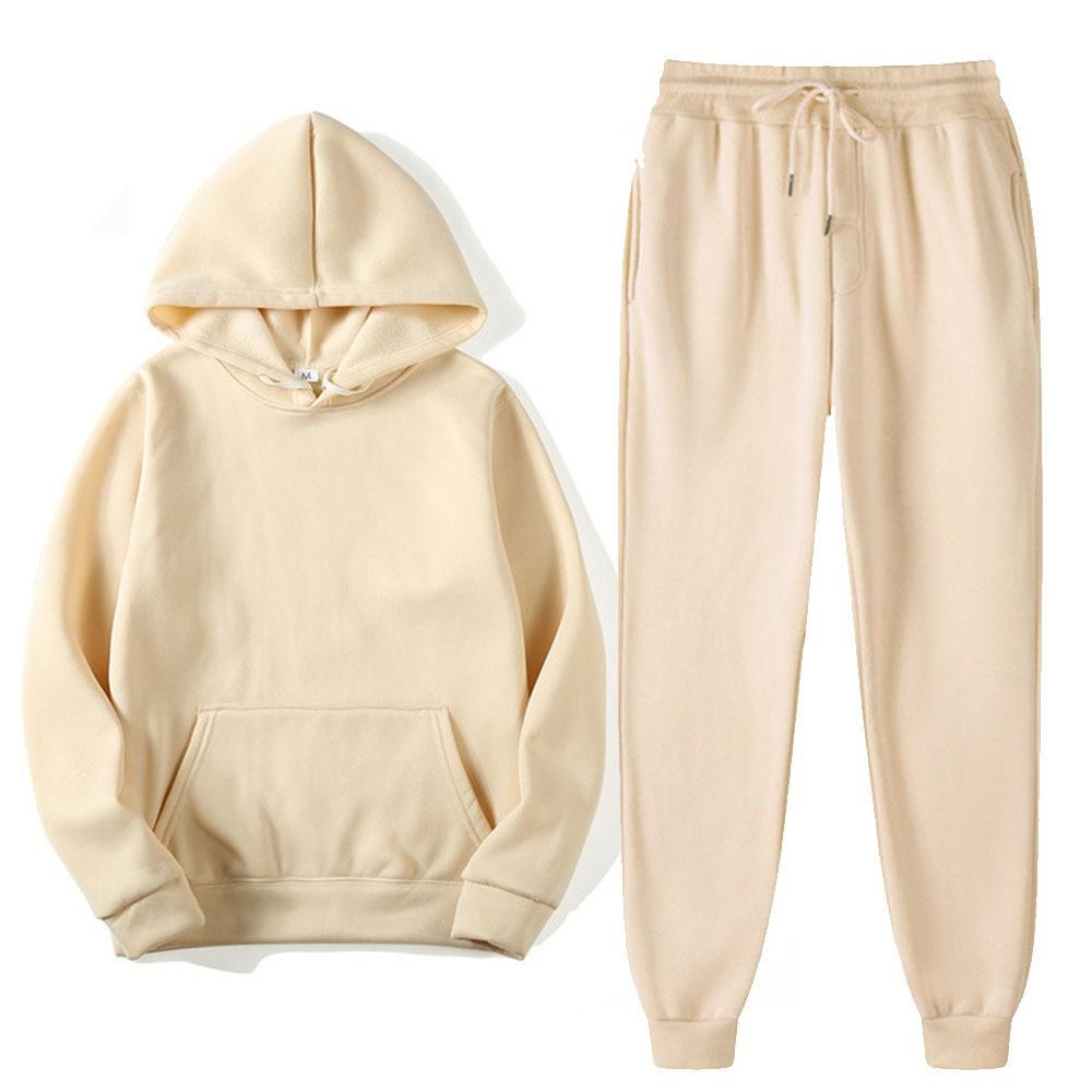 Elegant Cross-Border Casual Hoodie and Sweatpants Set for Spring/Autumn