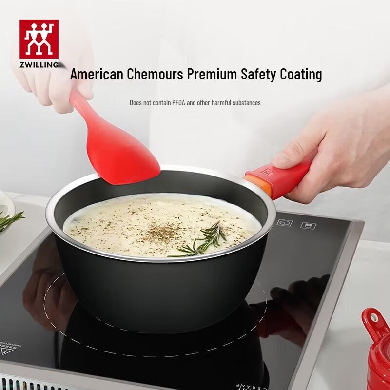 ZWILLING NOWplus 18cm Black Non-stick Milk Pot