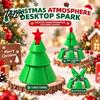 Christmas Tree Fidget Toy Toy, 3D Printed Flexible Sensory Decompression Transformation Portable Stress Toys Figurine for Desk Decor, Relief Gift Kids