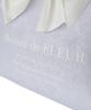 Maison de Fleur Jacquard Ribbon Frill Square Tote Bag, Blue, Size F, 08000628500