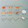 7Pcs/Set Dollhouse Miniatures Cheese Pizza Tableware Mini Cutlery Knife Fork Spoon Set Diy Tableware Doll Accessories