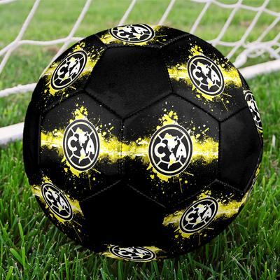 SIZE 5 Club América Soccer Ball Colorful All Ages Machine Stitched PVC Competition Ready Durable High-Bounce