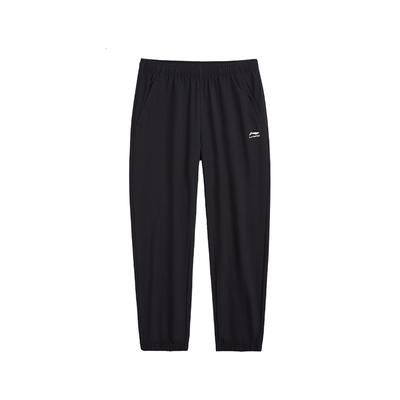 Simple Fashion Versatile Comfortable Outdoor Drawstring Knitted Sports Pants Unisex Pants Black AYKV851-1
