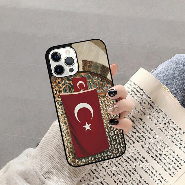 Turkei Turkey Ataturk Flag Phone Case Back Cover for iPhone 17 Air 16 15 14 13 11 12 Pro Max PlusS Shell Coque