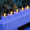 Outdoor-Ready LED Candle Waterproof Flameless Candle Solar Tealight  Home Decoration