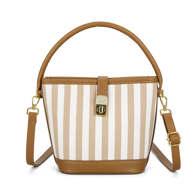 Popular Casual Fashion Large-capacity Commuter Bucket Shoulder Bag