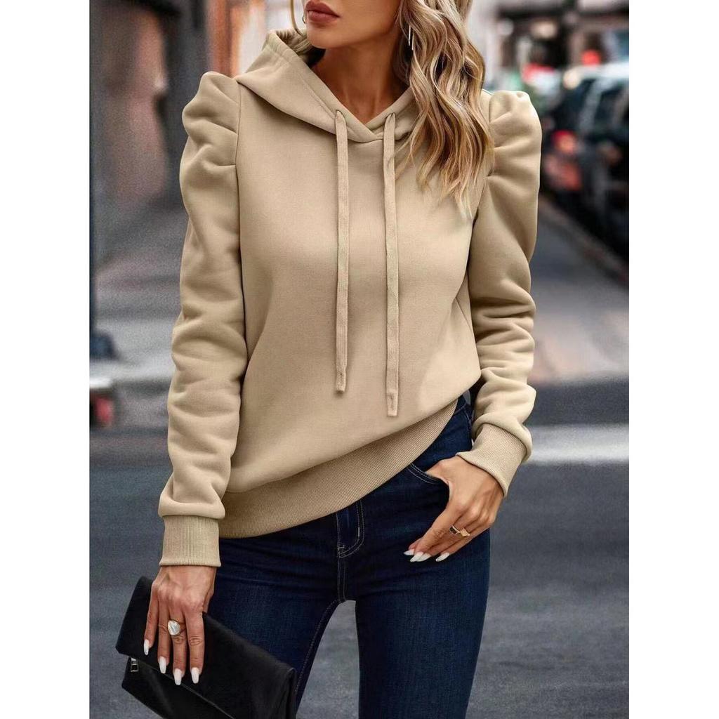 Women Autumn Casual Long-Sleeved Hooded Short Sweater Jacket Women Fashion Zipper Sports Hoodies Y2K Sweatshirt