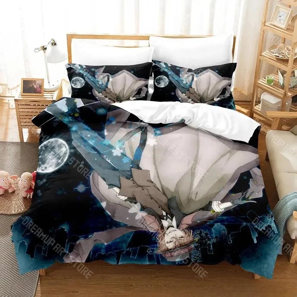 3D Print Bungou Stray Dogs S4 Bedding Set Single Twin Full Queen King Size Bed Set Adult Kid Bedroom Duvetcover Sets Anime Bed