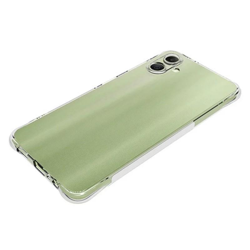 

For Samsung Galaxy A06 4G Clear TPU Case WANLONFENG TM Series 2.0mm Phone Back Cover Transparent