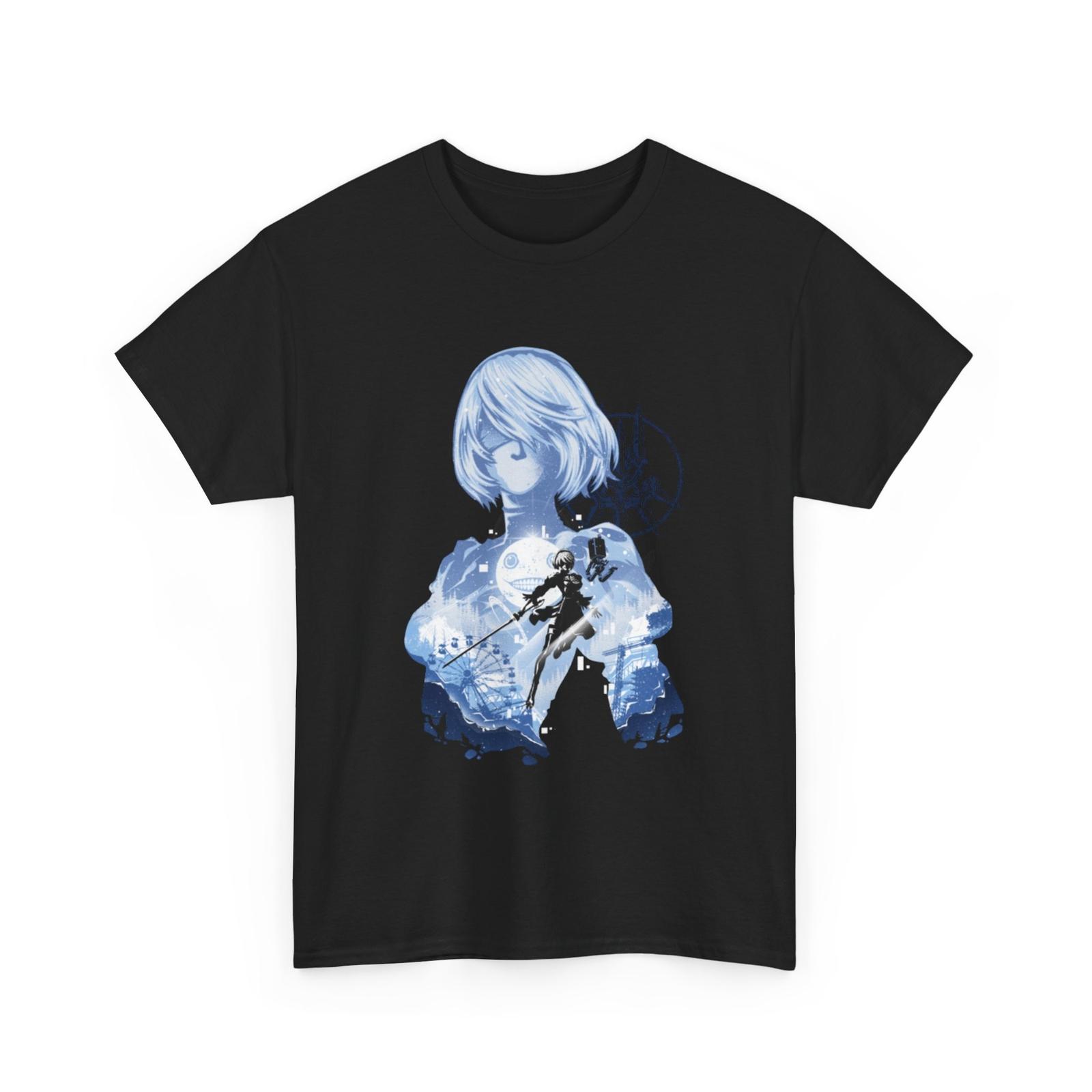 

Футболка Project Yorha | NieR | 2B (нет. 2 Тип Б) Футболка | Унисекс футболка «Добродетельный контракт» XXXXL