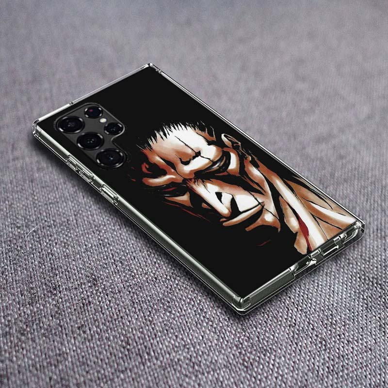 

BLEACH Zaraki Kenpachi Phone Case For Samsung Galaxy S24 S23 S21 S20 FE S22 S26 Ultra S25 Edge S10 Plus Cover Clear TPU Capa Samsung S23