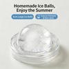 2026New Portable Foldable Ice Ball Cup With Built-In Straw Food-Grade Silicone Ice Maker Mold Summer Outdoor Travel Tumbler