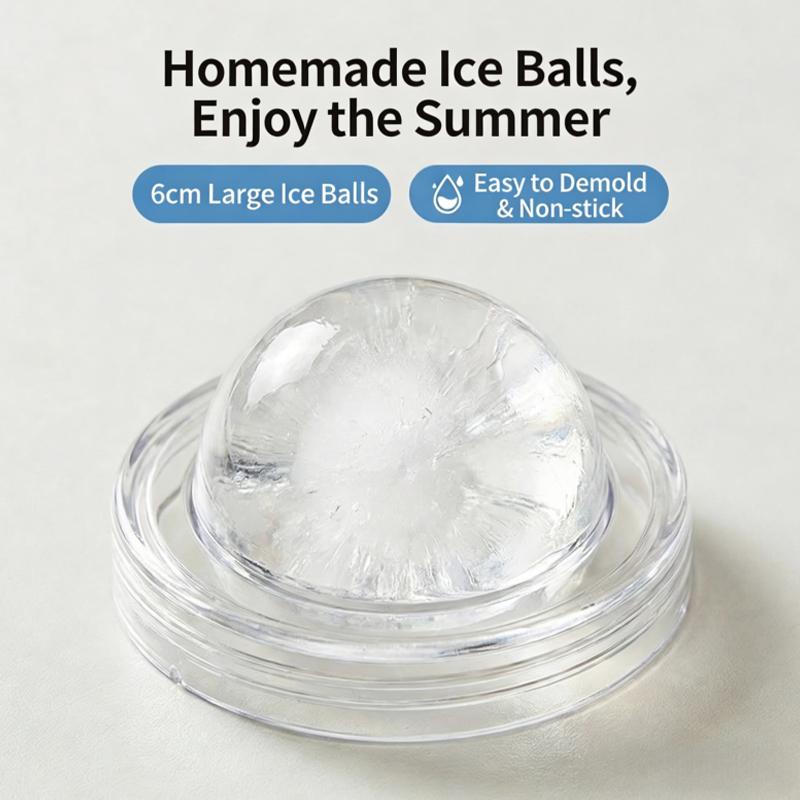 2026New Portable Foldable Ice Ball Cup With Built-In Straw Food-Grade Silicone Ice Maker Mold Summer Outdoor Travel Tumbler
